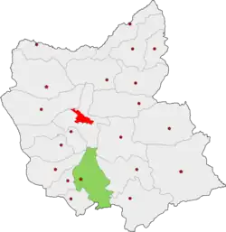 Location of Maragheh County in East Azerbaijan province