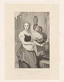 Marguérite at the Fountain (after Scheffer)