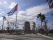 José Martí's Mausoleum at Santa Ifigenia Cemetery, Santiago, Cuba.