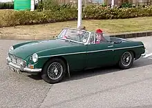 1966 MGB at a Classics Rally in Bristol, England.