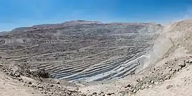 Copper mine in Chile. Latin America produces more than half of the world's copper