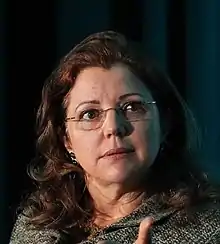 Mirta Ojito during the Knight Media Forum 2019 in Miami