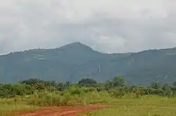 Mountainous landscape around Koutaba.