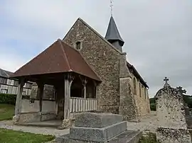 The church in Montreuil-en-Auge