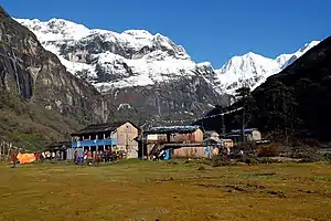 Yangle Kharka, a place in Sankhuwasabha