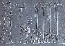 The Narmer Palette - obverse side, Early Dynastic Period of Egypt, about the 31st century BC