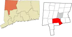 Litchfield's location within the Northwest Hills Planning Region and the state of Connecticut