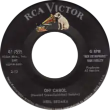 Side-A label by RCA Record