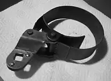 A strap wrench variant (one form of oil filter wrench).