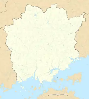 2020 Summer Olympics torch relay is located in Okayama Prefecture