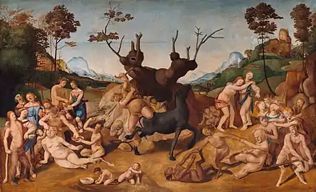 Piero di Cosimo: The Misfortunes of Silenus, c. 1500 (Fogg Museum, Harvard University)
