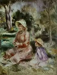 Madame Renoir and her son Pierre, 1890