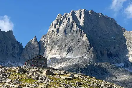 Piz Badile from the south