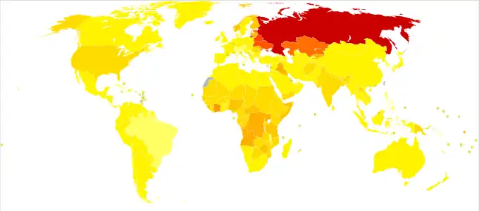 Disability-adjusted life year for poisonings per 100,000 inhabitants in 2004.
