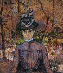 Portrait de Suzanne Valadon, 1885, oil on canvas, Museum, Buenos Aires