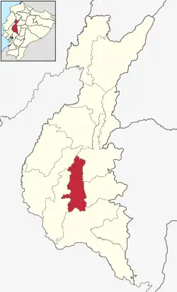 Puebloviejo Canton in Los Ríos Province