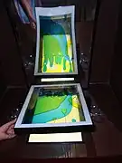 The "Paint your painting in different ways" exhibit