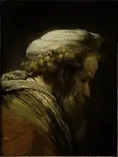 Rembrandt, Head of a Man in a Turban, c. 1661