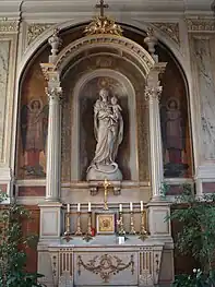 "Virgin and Child, Crushing a serpent" (19th c.)