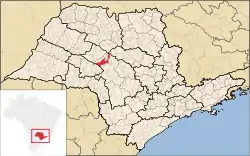 Location in São Paulo state