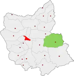 Location of Sarab County in East Azerbaijan province