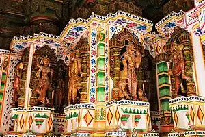 Paintings in Bhandasar Jain Temple