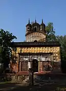 Shyama Sundara flat-roofed temple with pancha-ratna