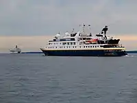 alt=
Silja Europa and National Geographic Orion departing Tallinn 28 August 2016
