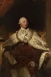 King George III in State Opening of Parliament dress, 1809