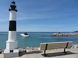 Breakwater for the Sister Bay Marina