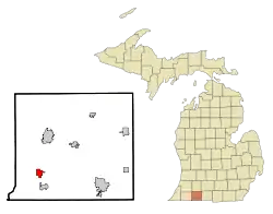 Location of Constantine, Michigan