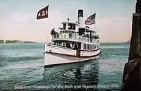 Popham Beach steamer, c. 1910