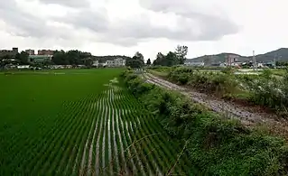 Eocheon from the West37°15′00″N 126°54′28″E﻿ / ﻿37.25000°N 126.90778°E﻿ / 37.25000; 126.90778