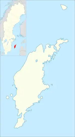 Grogarnsberget is located in Gotland