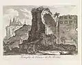 Temple de Venus et de Rome, from Les Plus Beaux Monuments de Rome Ancienne 1761