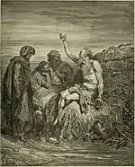 "Job and His Friends", one of Gustave Doré's illustrations for La Grande Bible de Tours