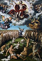 The Last Judgment, oil on panel, 123.8 cm (48.7 in) high
