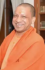 The Uttar Pradesh Chief Minister, Shri Yogi Adityanath in New Delhi on February 10, 2018 (cropped).jpg