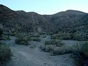 The view of Darwin Canyon from the trail head.