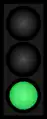 Green traffic lights