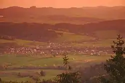 View from the southwest