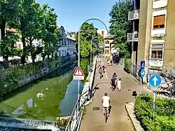 View of the Naviglio della Martesana from Viale Monza.