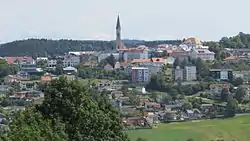 Waldkirchen seen from the west