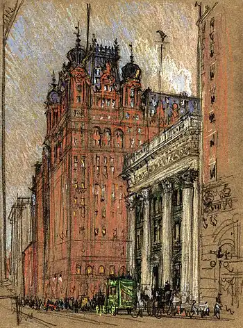 Image 59Waldorf Astoria New York by Joseph Pennell (1860–1926) (from Portal:Architecture/Travel images)