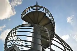 Washington Avenue Immigration Station Pier 53 'Land Buoy' Spiral Staircase