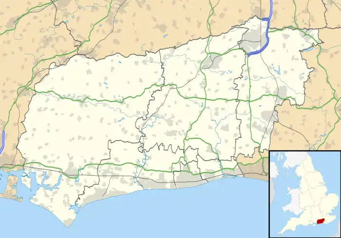 Sompting is located in West Sussex