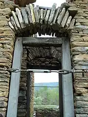 Detail of window, Rock House
