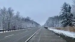 Southbound I-79 in Franklin Township