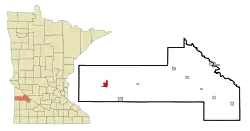 Location of Canbywithin Yellow Medicine County, Minnesota