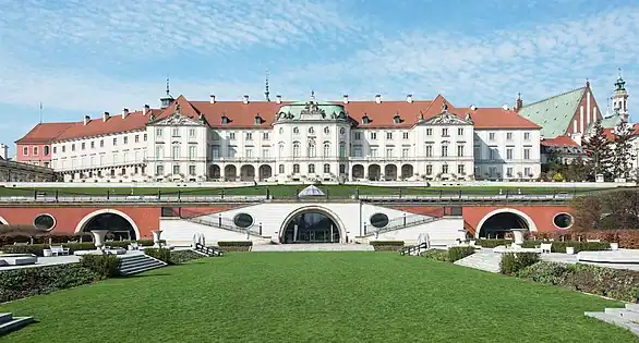 Royal Castle in Warsaw, eastern wing (1737–52)